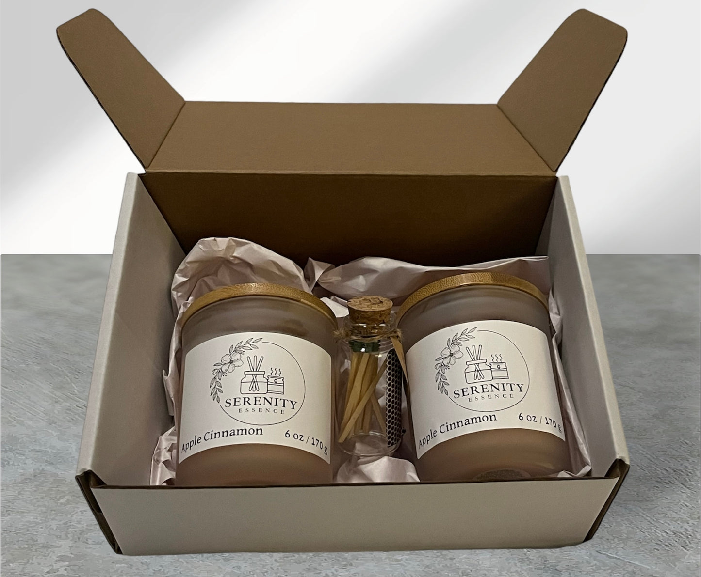 Double Apple Cinnamon Medium Candle Pack