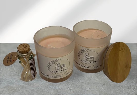 Double Apple Cinnamon Medium Candle Pack